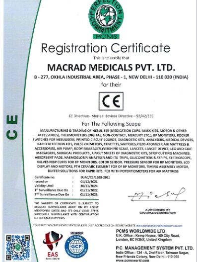 Certificate CE